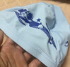 李宁（LI-NING） 儿童泳镜男女童防水防雾高清游泳眼镜泳帽套装宝宝高清游泳装备 【舒适印花】蓝色 实拍图