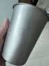 【304钛净化】覆钛直饮杯 轻奢啤酒杯 家用抗菌水杯 400ml【2个装】 实拍图