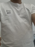 名创优品（MINISO）短袖t恤男士夏季新款重磅纯棉上衣服休闲宽松半袖体恤 白 XL 实拍图