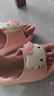 猪爸爸儿童拖鞋女童夏季2025新款室内防滑6-12岁三丽鸥宝宝亲子拖鞋粉17 实拍图