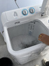 海尔（Haier）半自动双桶双缸洗衣机 12KG大容量  强力去污洗大件 一级能效家电国家补贴以旧换新 XPB120-81D2 实拍图