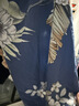 古今（GUJIN）轻薄棉绸睡衣女夏季妈妈中老年家居服宽松大码可外穿睡裤套装3XL 实拍图