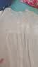 香影【王楚然明星同款】白色娃娃衫上衣女夏含亚麻小衫淡人薄v领衬衫 米白 L 165/88A/110-125斤 实拍图