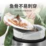 EKO垃圾袋自动收口加厚免撕抽绳大号家用手提塑料袋物业收纳袋卫生间 B款-单卷装【7-9升】双面3丝 40*45cm 共25只 实拍图