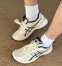 亚瑟士ASICS网面跑鞋百搭男鞋缓震运动鞋透气跑步鞋 GEL-CONTEND 4 灰色/深灰色 41.5 实拍图