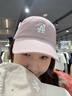 MLB官方 KARINA同款男女时尚百搭软顶棒球帽遮阳帽户外春夏CP77 洛杉矶道奇队/深粉色 均码 实拍图