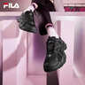 FILA 斐乐猫爪鞋4代女鞋老爹鞋情侣运动鞋复古时尚休闲鞋网面透气 【女款】黑-BK 37.5 实拍图