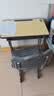 晶霄儿童学习桌椅套装作业课桌子小孩书桌写字桌学校小学生家用可升降 【舒适款】双柱课桌+椅深灰色 实拍图