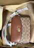 蔻驰（COACH）经典标志CASSIE19号单肩斜挎包翻盖夏季女包 棕黄色锈色（新版） 实拍图