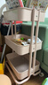 宜家（IKEA）拉斯克家居小推车置物架移动茶水桌书包架客厅厨房收纳架 【新品】大号35×45×77cm｜粉红色 实拍图