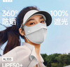 蕉下（beneunder）脸基尼防晒口罩女防紫外线夏季冰丝骑行帽檐全脸防晒面罩AL333 实拍图