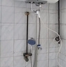 耐发全铜电热水器混水阀明装开关冷热混合阀U型出水龙头淋浴通用配件 合金混水阀套装+五档可调花洒 实拍图