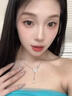 芯奢S925纯银蝴蝶流苏项链女款女生小锁骨链520情人节生日礼物送女友 光影蝴蝶项链+【玫瑰花礼盒】送礼必选 实拍图