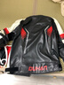 杜汉（DUHAN）D-2168摩托车骑行服男女四季款赛车服越野机车皮衣秋冬红白男3XL 实拍图