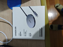 绿联苹果无线充电器MagSafe磁吸快充底座Qi协议适用iPhone17/16/15/14/13ProMax/PLUS手机耳机充电桌板 实拍图
