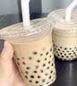 展艺黑珍珠粉圆500g纯手工珍珠奶茶专用原料西米露水果捞配料 实拍图