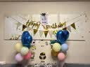 阿宝丽发光桌飘成人儿童周岁布置生日装饰场景男孩女孩派对背景气球拉旗 实拍图