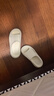 名创优品（MINISO）拖鞋男女家居情侣家用舒适浴室防滑防臭四季拖鞋 珍珠白 36-37 实拍图
