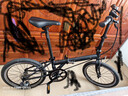 大行（DAHON）P8折叠自行车经典成人20英寸8速折叠车男女式运动单车KBC083 消光黑【经典版】 实拍图