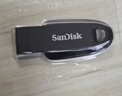 闪迪（SanDisk）64GB USB3.2 U盘 CZ550黑色 读速100MB/s 安全加密 数据恢复 学习办公电脑车载 高速大容量优盘 实拍图