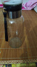 【送杯套】大容量加厚玻璃杯子便携杯茶水分离带杯套泡茶水杯 透明 1000ml吨吨桶 1只装 实拍图