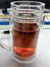 富光双层玻璃杯商务泡茶杯子 大容量男女耐热办公水杯带把黑色320ml 实拍图