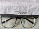 依视路（ESSILOR） 钻晶系列高清耐磨防蓝光近视超薄镜片专业配度数眼镜架男女镜框 钛+金属-全框-4021BK-黑色 镜框+依视路膜岩高清1.60现片 实拍图