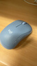 罗技（Logitech）M221 轻音鼠标 无线鼠标 办公鼠标 对称鼠标 带无线微型接收器 雾霭蓝 实拍图