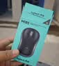 罗技（Logitech）M185鼠标 无线鼠标 办公鼠标 对称鼠标 黑色灰边 带无线2.4G接收器 实拍图