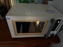 美的（Midea）变频微波炉烤箱一体机 微波杀菌空气炸家用烘焙不锈钢内胆 PC23F5W 象牙白 25L 实拍图
