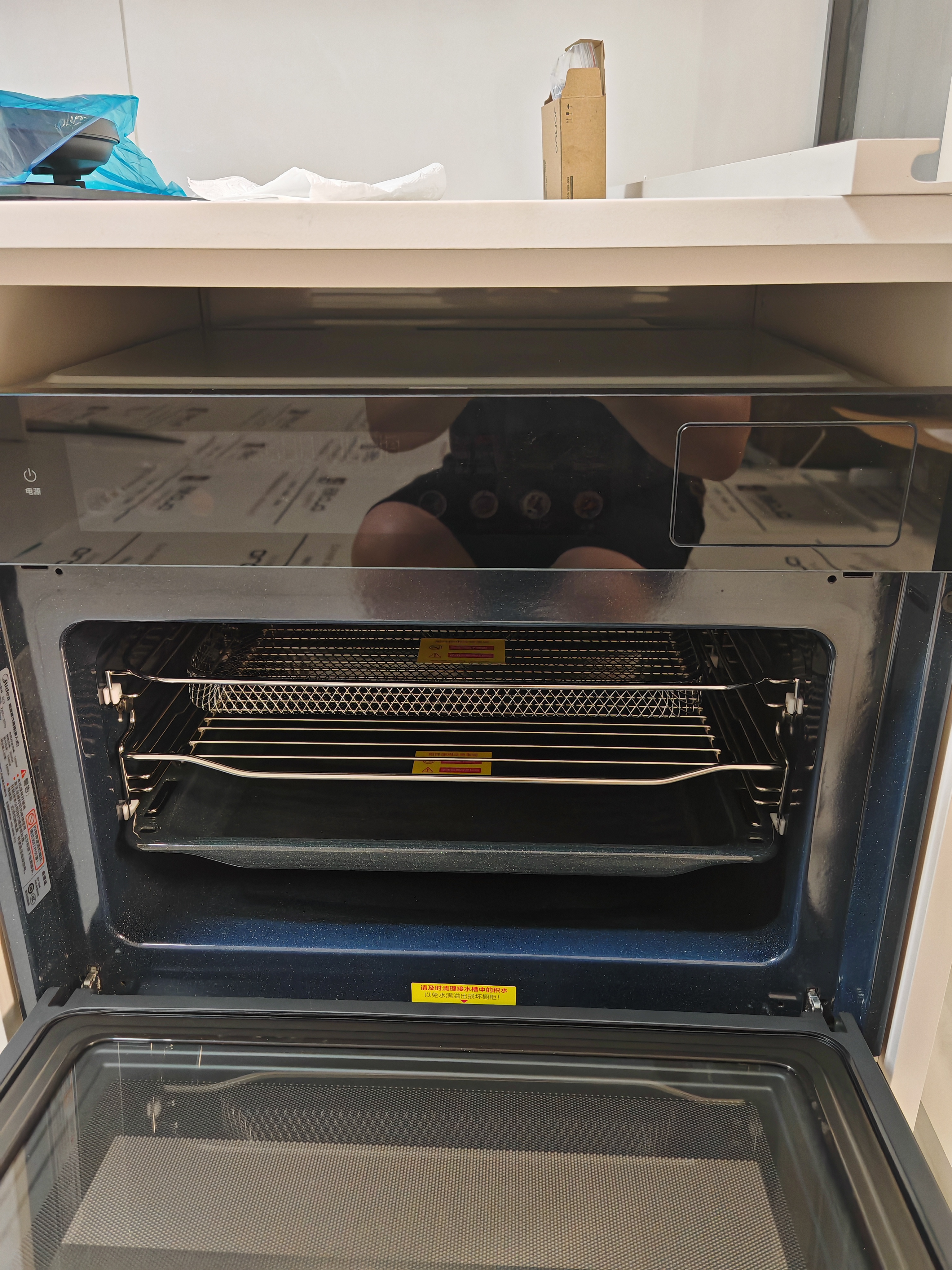 美的（Midea）【性价比标杆】55L嵌入式微蒸烤炸一体机10英寸大彩屏 蒸烤一体 空气炸GC5支持鸿蒙智联 实拍图