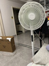 美的（Midea）【幸运草安睡1S】一级能效直流变频声控电风扇家用遥控卧室静音落地扇台式桌面抗菌大风力转页扇 实拍图