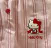 野兽派家居（tbh）三丽鸥Hello Kitty天丝棉家居睡裙四季可外穿长袖睡衣女 天丝棉长款家居裙 粉红条纹 XS 实拍图
