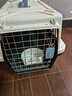 宠物航空箱猫咪空运包猫笼猫包狗狗托运便携车载猫箱子 灰色超大号【59*37*36cm】 航空箱 实拍图