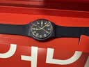 斯沃琪（Swatch）瑞士手表 双历初高中生考试男石英腕表七夕情人节礼物 绅士蓝2.0 实拍图