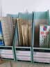 牧野MAKINO学生办公环保纸质桌面书立文件收纳盒整理盒储物盒资料档案盒 竖式 蓝色 3个装办公用品发票 实拍图