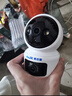 奥克斯1200万像素摄像头监控无线wifi网络高清夜视监控器360度无死角带夜视全景云台家用AI监控手机远程 实拍图