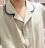 蕉内棉棉301H睡衣男士春夏翻领纯棉短袖短裤家居服套装情侣款居家服 实拍图