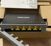 磊科（netcore）S8GTK 8口千兆交换机 监控网络网线安全扣分线器一分八 企业家用分流器 适配弱电箱 兼容百兆 钢壳 实拍图