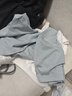 战浩【2件】冰丝莫代尔棉短袖t恤男夏季青年薄纯白色打底衫圆领半袖体 白色+蓝色 XL 建议【135-150斤】 实拍图
