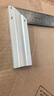 得力（deli）钢角尺不锈钢直角尺双刻度角尺测量方直尺木工尺子300mm 实拍图