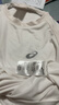 亚瑟士（asics）男女儿童26年新款圆领长袖T恤插肩袖肌理感吸湿排汗 白色 150 实拍图