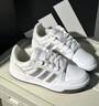 adidas ENTRAP美式校园风运动少年感复古篮球风板鞋男女阿迪达斯 白色/暗银金属/树脂黄   40 晒单实拍图