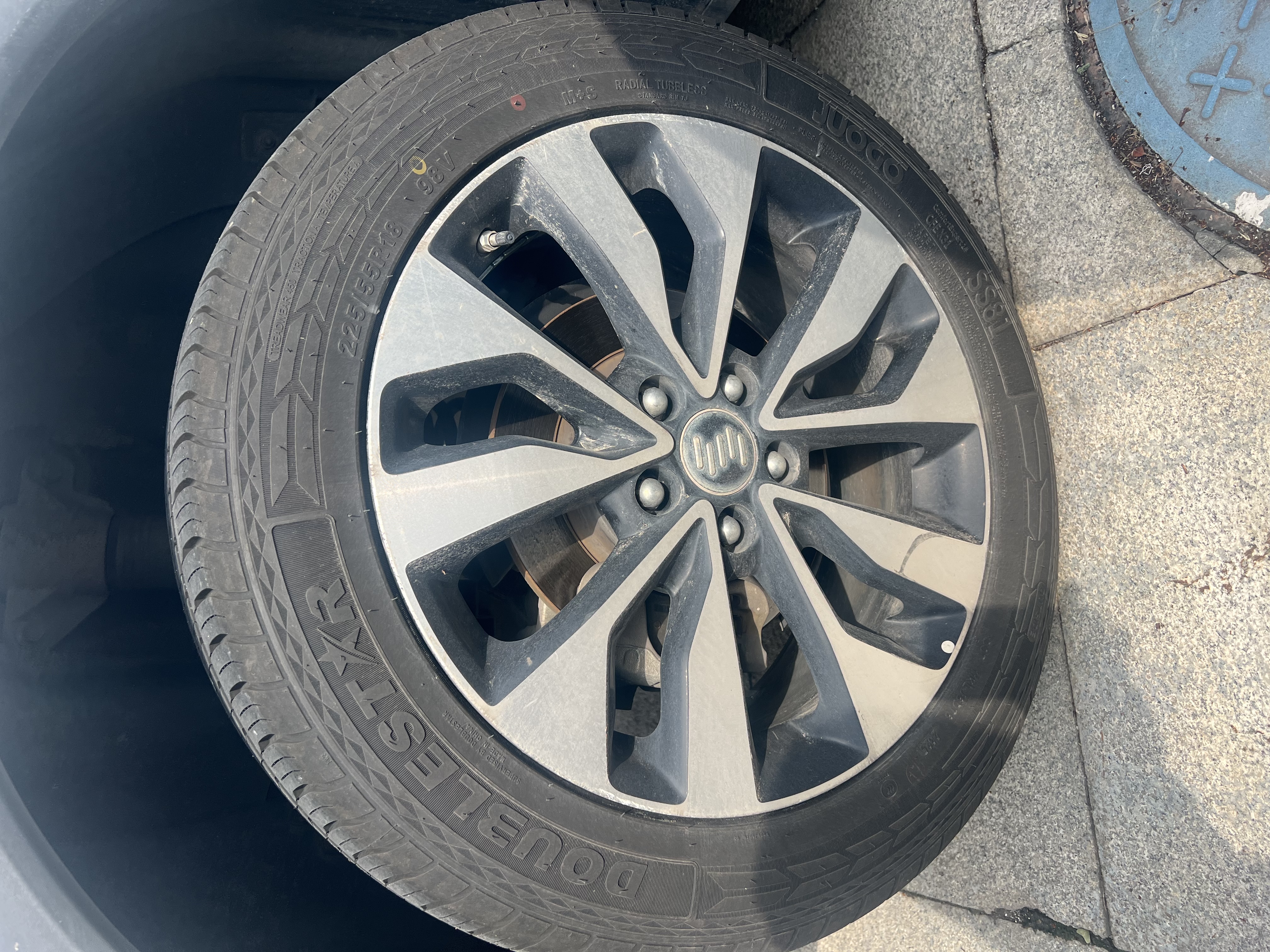 双星JUOGO静音棉轮胎 225/55R18 98V X31 适配新奥迪A6L/深蓝SL03 实拍图