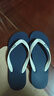 hippobloo河马泰国进口乳胶人字拖男女舒适防滑橡胶凉拖鞋海边沙滩ins潮拖 白蓝红 42 (泰11) 实拍图