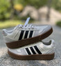 adidas「小锯齿」D-PAD CLASSIC美高风篮球风板鞋男女阿迪达斯 浅灰/黑色/浅猩红   42 实拍图