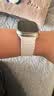 MSSM适用苹果手表表带apple watch S11/S10硅胶磁吸iwatch s9/se3/Ultra3/2回环运动表带 星光色 实拍图