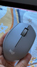 罗技（Logitech）M330 轻音鼠标 无线鼠标 办公鼠标 右手鼠标 带无线微型接收器 灰色 实拍图