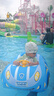 swimbobo儿童游泳圈坐圈 小孩户外跑车造型遮阳坐艇 宝宝游泳装备K2003Pro 实拍图