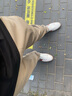 罗蒙（ROMON）休闲裤男春夏季新款时尚百搭商务休闲男士修身直筒长裤子男裤 【藏青+卡其】 36 (建议2尺9腰围) 实拍图